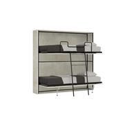 Cama doble abatible Kando con colchones de cachemira - Itamoby