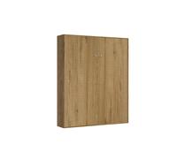 Cama doble plegable vertical Kentaro Roble Nature - Itamoby