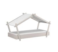 Cama dormitorio infantil casita con somier 223x130x102 cm