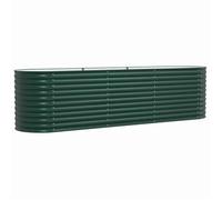 Cama Elevada Verde 320 X 80 X 81 Cm Acero Vidaxl