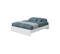 Miroytengo Cama de matrimonio Ethna Blanco Artik 166x196x39 cm Sin somier