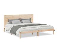 Cama Extralarga Sin Colchón Madera Maciza 180x210 Cm Vidaxl