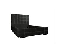 Cama hecha a medida Modelo Versalles de Tela Nido Color Negro Fisio Dreams 105x190