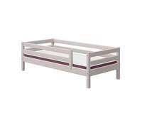 Cama individual con barrera alejandro, blanco , 98 x 208 x 62 cm, cama individual con barrera 208 cm