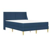 Cama individual con colchón, 120 x 190 cm, poliéster | Estructura de madera contrachapada, base de láminas, cabecero acolchado, cubierta extraíble
