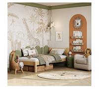 Cama individual de madera n02 pino natural