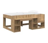 vidaXL Cama Infantil con Almacenamiento Roble artisan 80 x 160 cm