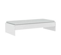 Cama juvenil tidy blanca habitación juvenil 90x200 cm sin somier