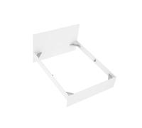 Cama lago cabecero + aro blanco 100x145,8x195,4 cm