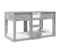 Cama Litera Para Niños Gris Concreto 80 X 200 Cm Vidaxl