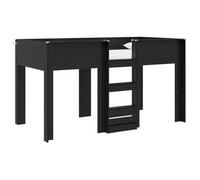Cama Litera Para Niños Roble Negro 90 X 200 Cm Vidaxl