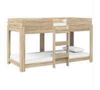 Cama Litera Para Niños Roble Sonoma 90 X 200 Cm Vidaxl