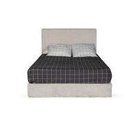 Cama más cabecero roler calamo 145x110x205cm beige - conforama