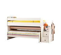 Cama midi con escritorio blanca 90x200/90x190cm