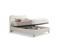 Cama Naxos con Cabecero incluido - Opción Base Fija o Canapé Abatible 105 x 190