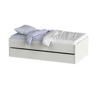 Cama nido 105x190 cm terai juvenil melamina en color blanco o roble cambrian
