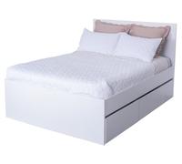 Cama nido alpha 140x190cm 2 cajones 1 mesita y cama blanco
