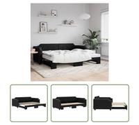 Cama nido "Living Store" extensible, color , 100x200 cm, tapizada en tela