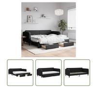 Cama nido "Living Store" extensible con cajones, color , 90x200 cm, tapizada