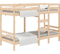 Cama nido sin colchón, 90x200 cm, madera maciza de pino (vidaXL)