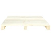 Cama plataforma de madera maciza de pino, 160x200 cm (vidaXL)