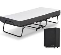 Cama plegable Beautissu Gästebett Traumkraft, tamaño 90x200 cm, superficie de descanso de 190 cm