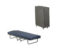 Cama plegable con colchón incluido de tela