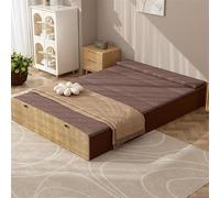 Cama plegable con colchón, sofá cama convertible, cama de invitados multifuncional elástica para sala de estar, dormitorio, invitados, oficina en casa, apartamento