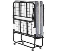 Cama plegable tipo futón con colchón de espuma de 4 pulgadas, ideal para adultos e invitados