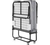 Cama plegable tipo futón con colchón de espuma de 4 pulgadas, ideal para adultos e invitados