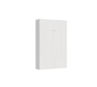 ProduceShop - Cama abatible doble 120 x 190 cm armario blanco Kentaro