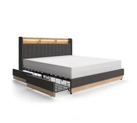 Cama Tapizada Nura 180x200 Cm Con 4 Cajones Vitalispa