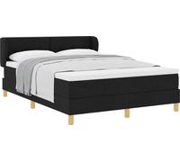Cama tipo Box Spring con cabecera 140 x 200 cm tela