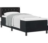 Cama tipo Box Spring con cabecera 200 x 80 cm Terciopelo