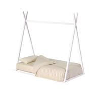 Cama tipo Maralis de madera maciza de haya.