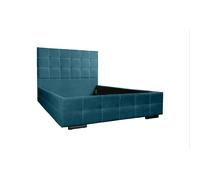 Cama Versalles a Medida de Tela Nido Color Azul - Marca Acualine Fisio Dreams 105x190