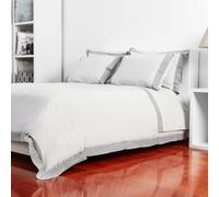 Camalisa Grey/Dark Grey Funda de Almohada Oxford 50x70 cm