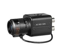 Cámara 3G SDI, cámara de seguridad CCTV digital de 2 MP 1080P, sensor de alta sensibilidad de 1/2.8 con lente de iris automático varifocal manual de 2.8 a 12 mm, adaptador de corriente CC 12 V 1 A,