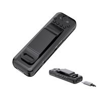 Cámara corporal portátil, cámara de cuerpo pequeño, cámara HD ultra pequeña, cámara corporal oculta con visión nocturna, grabadora de video corporal con grabación de video para policías, correr,