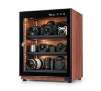 Cámara de gabinete seco, volúmenes de 15/20/30/40 L, deshumidificación | Caja seca electrónica, controla automáticamente la humedad, lentes de cámaras y equipo de fotografía(brown,40L)