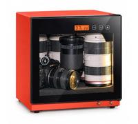 Cámara de gabinete seco, volúmenes de 15/20/30/40 L, deshumidificación | Caja seca electrónica, controla automáticamente la humedad, lentes de cámaras y equipo de fotografía(orange,15L)