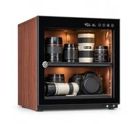 Cámara de gabinete seco, volúmenes de 15/20/30/40 L, deshumidificación | Caja seca electrónica, controla automáticamente la humedad, lentes de cámaras y equipo de fotografía(brown,30L)