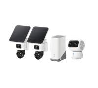 Cámara de Interior S350+eufy Security S4 Camara vigilancia WiFi Exterior Solar 4K UHD