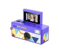 Cámara de Llavero con Pantalla Abatible de 0,96 Pulgadas, Minicámara Digital CCD Retro de 720P, Videocámara Muy Pequeña, Grabadora de Video A