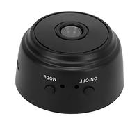 Cámara de Seguridad, A9 Home Mini con Cubierta Trasera Magnética 1080P HD Remoto Oculto Espía Inalámbrico para Oficina Patio Negro Cámara WiFi Portátil para Interior Al Aire (Negro)