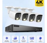 Cámara de seguridad - Cámara de vigilancia - Sistema de videovigilancia - Cámara exterior - Cámara CCTV - 4K Ultra HD 8MP