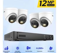 Cámara de seguridad de 12MP - Kit de videovigilancia - Cámara de vigilancia - Cámara de seguridad - Cámara PoE