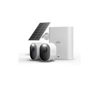 Cámara de seguridad exterior ARLO Ultra 3 4K Kit 2 cámaras con Smart Hub y panel solar Blanco - Nuevo