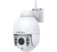 Cámara de seguridad IP tipo domo Foscam SD4-WB para exteriores, con resolución de 2304 x 1536 píxeles, ideal para montaje en pared