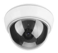 Cámara de Simulación de, Cámara de Seguridad Falsa con Alarma de Monitor y Luz Led Intermitente Cámaras Simuladas de Vigilancia para Hogares y Negocios